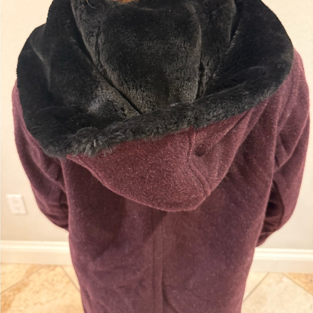 L.L. Bean full length pea coat trench - Picture 7 of 11